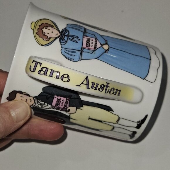 Jane Austen Book Characters Mug Coffee Cup Alison Gardiner Fine Bone China Darcy - Picture 7 of 13